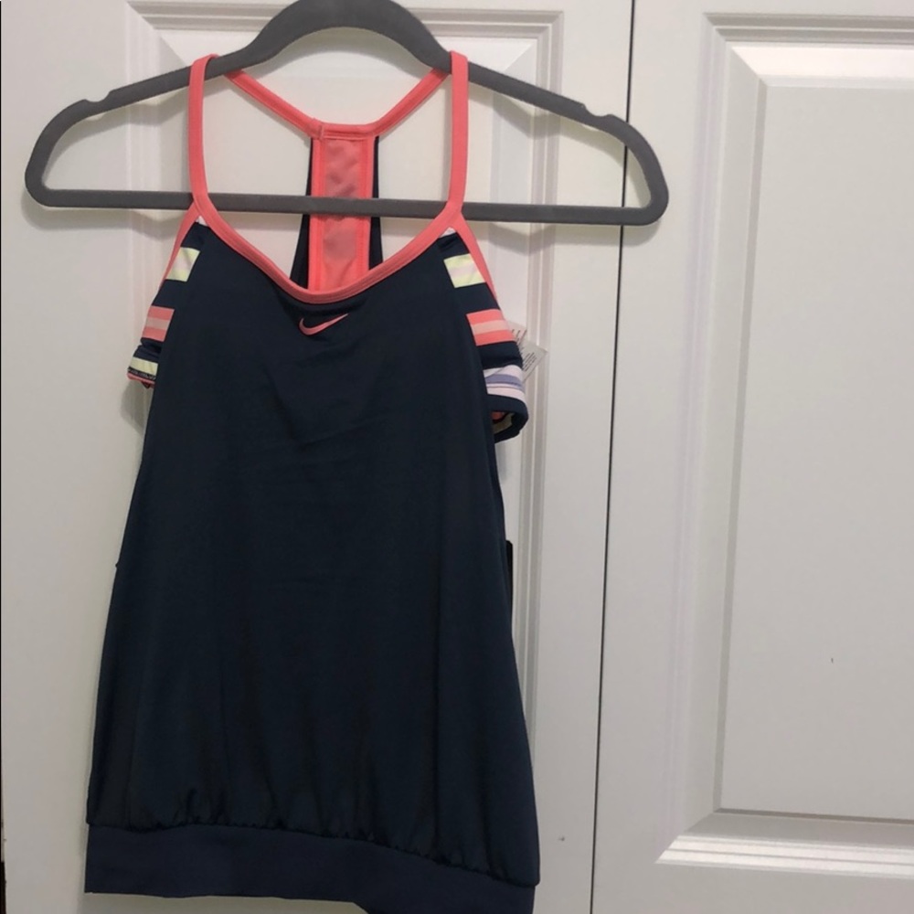 Athletic tank + sports bra!